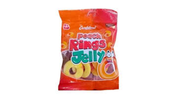 Picture of CANDY LAND PEACH RINGS JELLY 
